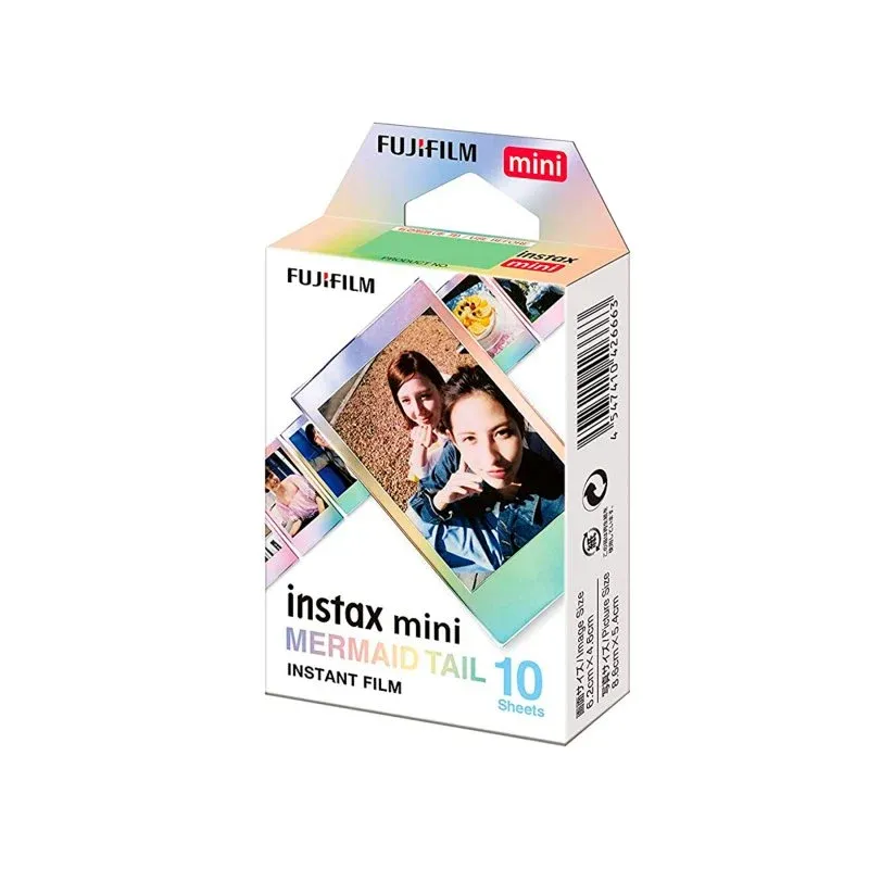 Fujifilm Instant Film Shot Mermaid Tail Filme Fotográfico Instantâneo 10 Folhas