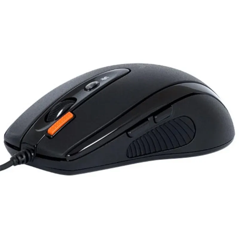 Rato A4Tech X-710BH USB Óptico 7 Botões Preto Cabo 1.8m Smart-X7