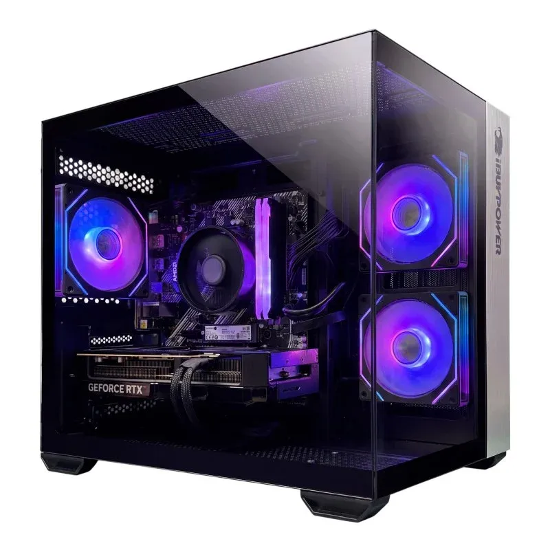 Desktop IBUYPOWER Fighter Ronin Plus AMD Ryzen 5 5500 32GB 500GB SSD RTX 3050 Windows 11 Pro