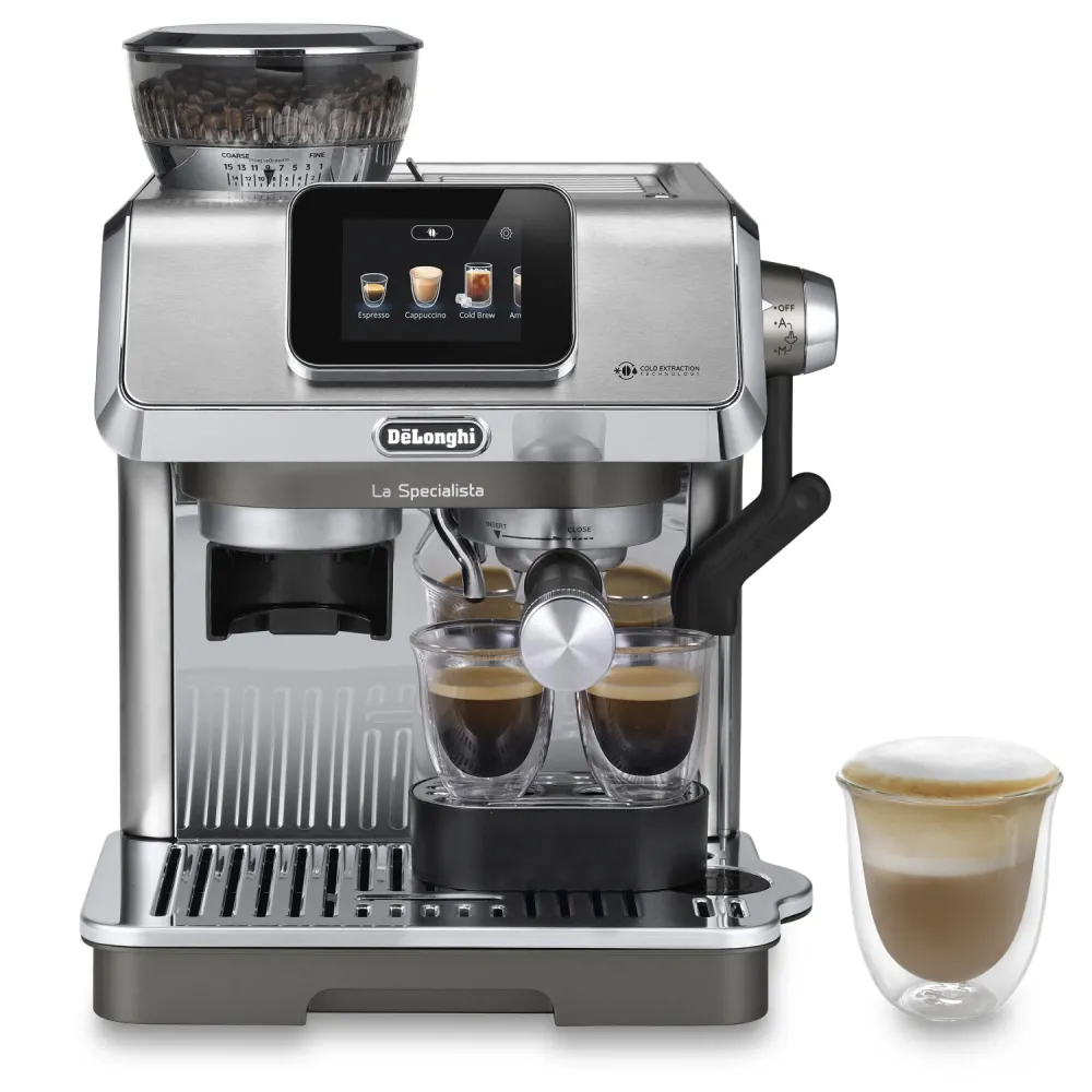 Máquina de Café Manual DeLonghi La Specialista Touch EC9455.M 1450W 15 Bar Metal