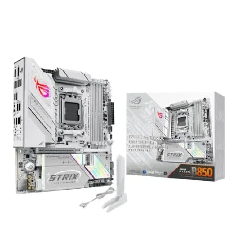 ASUS ROG Strix B850-G Motherboard Micro-ATX B850 AM5 WiFi 7 DDR5 PCIe5.0 4xM.2 HDMI DisplayPort
