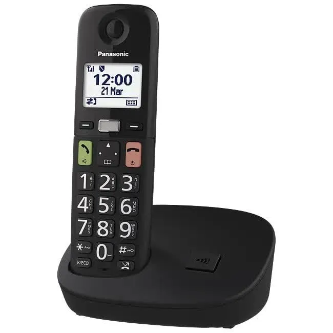 Telefone S/ Fios Dect Kx-Tgu110Exb (Preto) – Panasonic