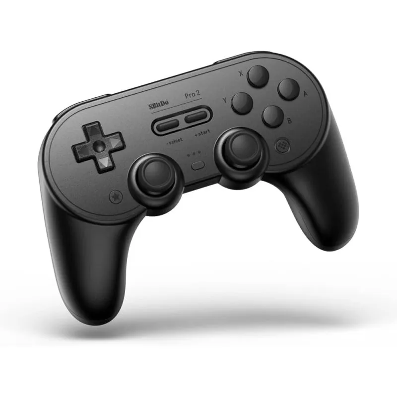 8Bitdo Pro 2 Bluetooth/USB Gamepad Analógico/Digital para Nintendo Switch/Lite, PC e iOS Preto
