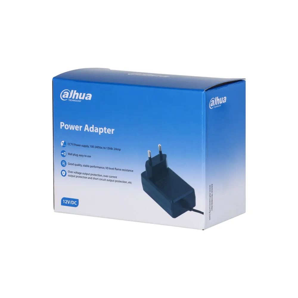 Dahua PFM320-020EN Adaptador de Energia 12V DC 2A PFM320-020EN