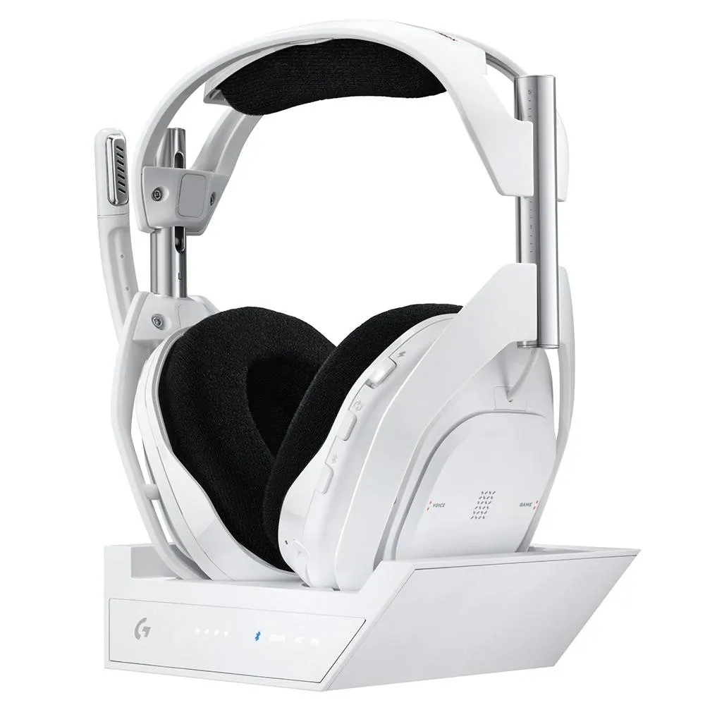 Headset Logitech G Astro A50 X Lightspeed Wireless Gaming Pro-G Graphene PC, Mac, PS5, Xbox X|S, Nintendo Switch, Branco