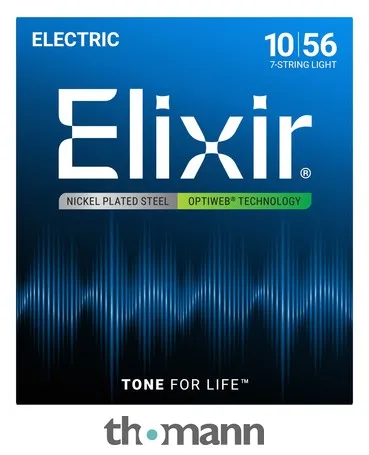 Elixir Optiweb 19057 7-String Light