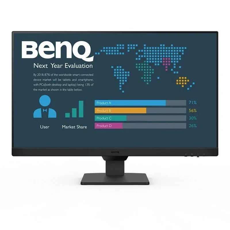 Monitor BenQ IPS de 27″ 1080p 100Hz com altifalantes sem cintilação e luz azul baixa