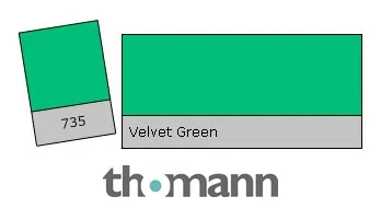 Lee Filter Roll 735 Velvet Green