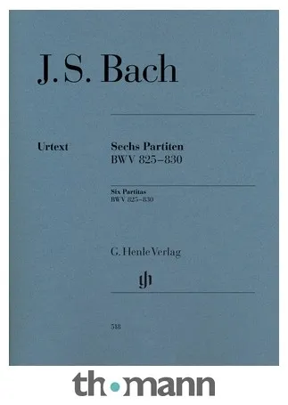 Henle Verlag Bach Sechs Partiten BWV825-830