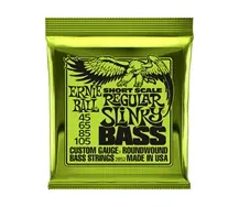 Jogo Cordas Baixo Elétrico Ernie Ball 2852 Regular Slinky Short