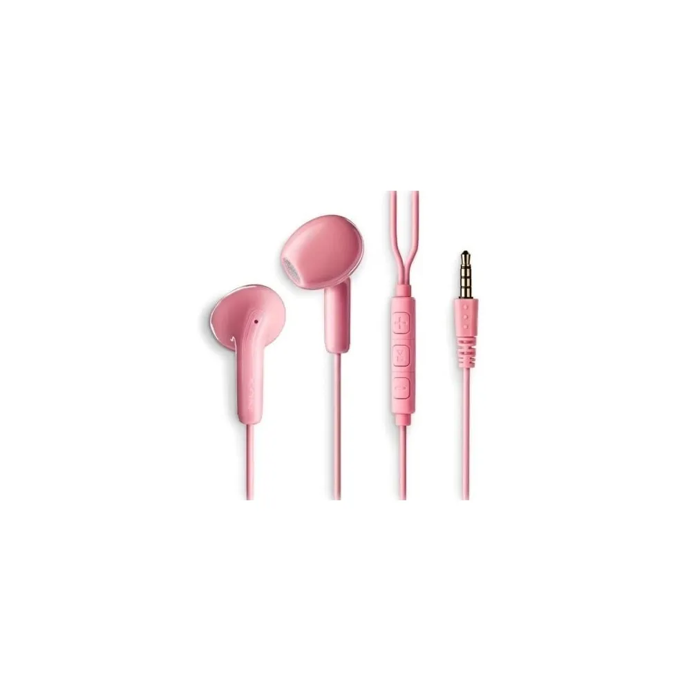 Auriculares Cross Flip c/ Fios 3.5mm (Rosa) NGS