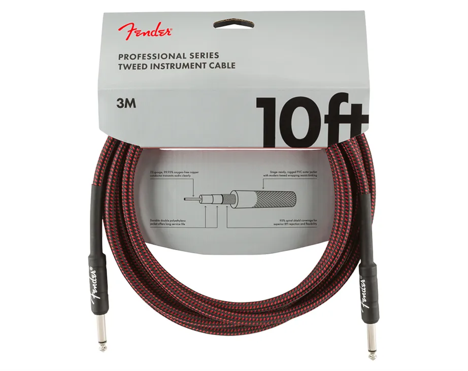 Cabo Instrumento Fender Professional Series Red Tweed 3mt