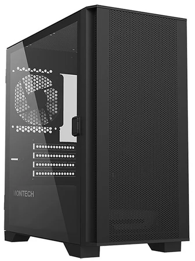 Caixa Micro-ATX Montech AIR 100 Lite Vidro Temperado Preto