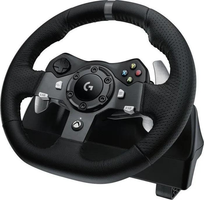 Logitech G - Wheel and pedals set - wired - refurbished - 991-000487