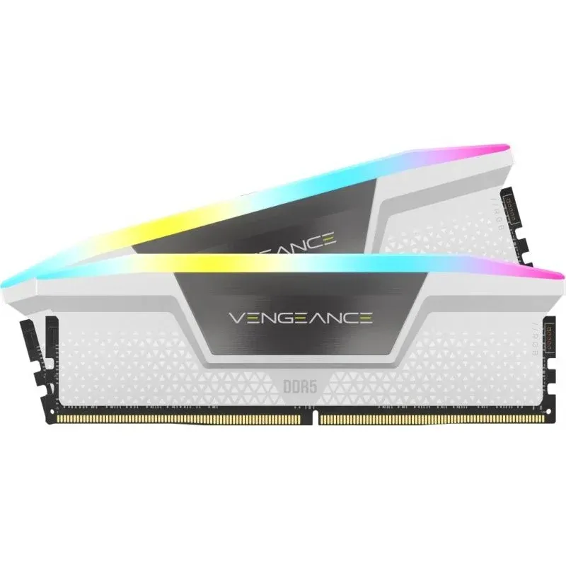 Memória RAM Corsair Vengeance RGB DDR5 White 6000MHz 32 GB 2x16GB CL30