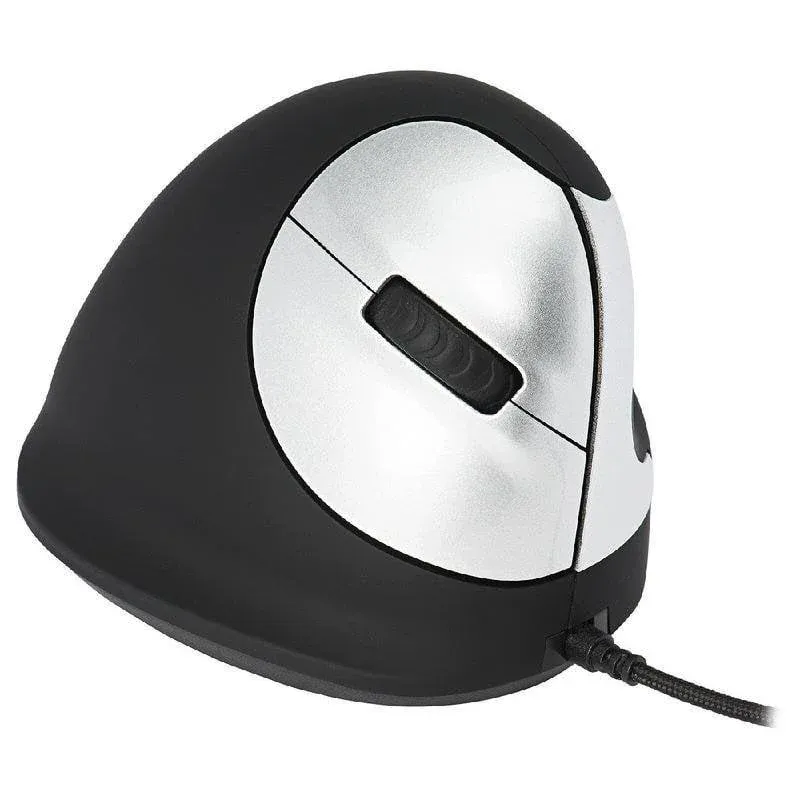 Ratón R-Go Tools HE Break Com Fio 3500 DPI Preto Ergonómico Pausa