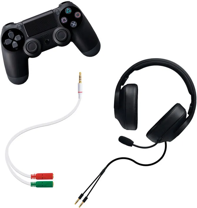 Cabo de Divisão Áudio Nanocable Jack 3,5/M 4 PINOS 2x Jack 3,5/F 3 PINOS 20 CM Branco