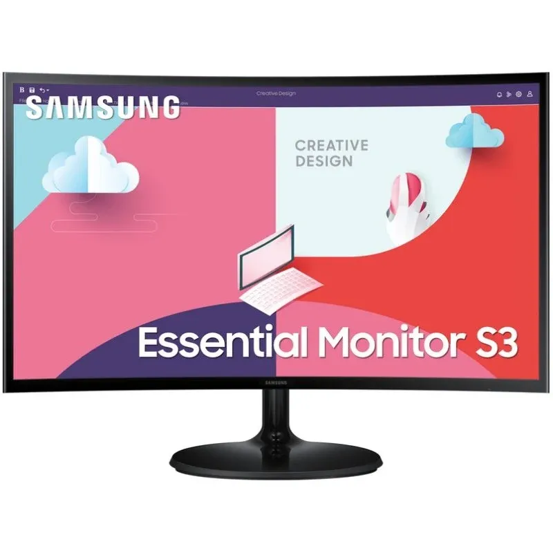 Samsung S36C Monitor 27" Curvo Full HD 75Hz VA FreeSync Flicker Free Preto