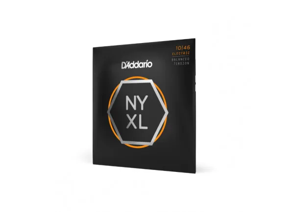D'Addario NYXL1046BT 10-46 Regular Light Balanced Tension, NYXL Electric Guitar Strings
