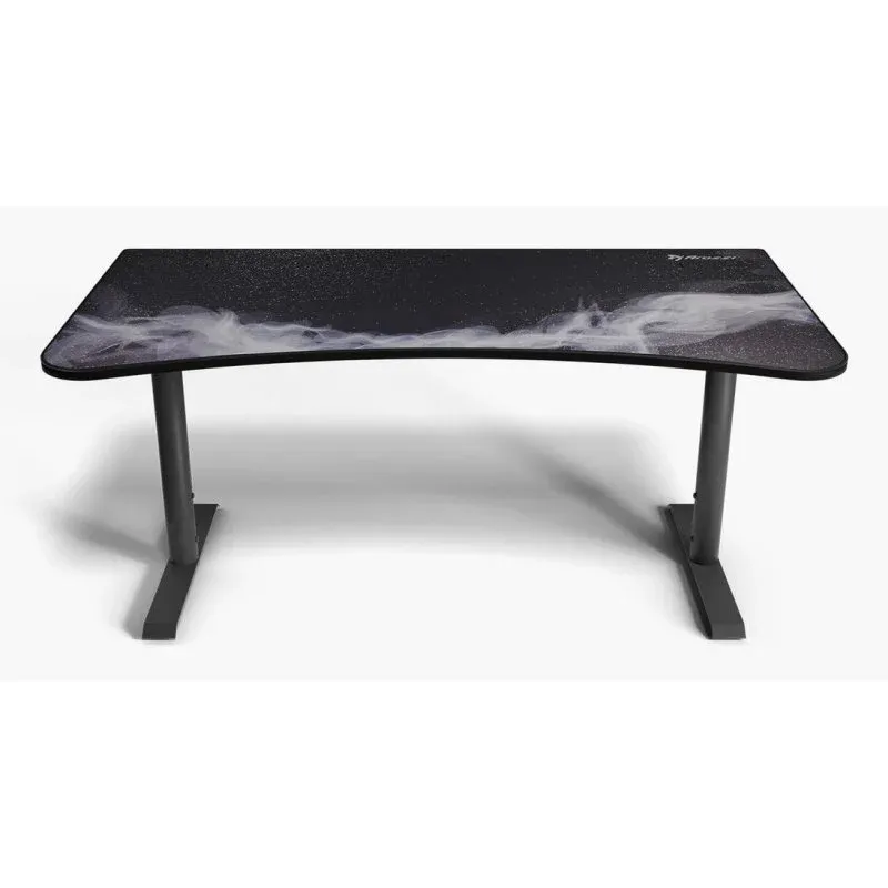Mesa Gaming Arozzi 160cm MDF Acero Gestão Cabos Altura Regulável