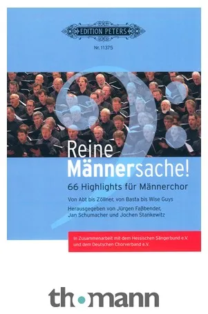 Edition Peters Reine Männersache