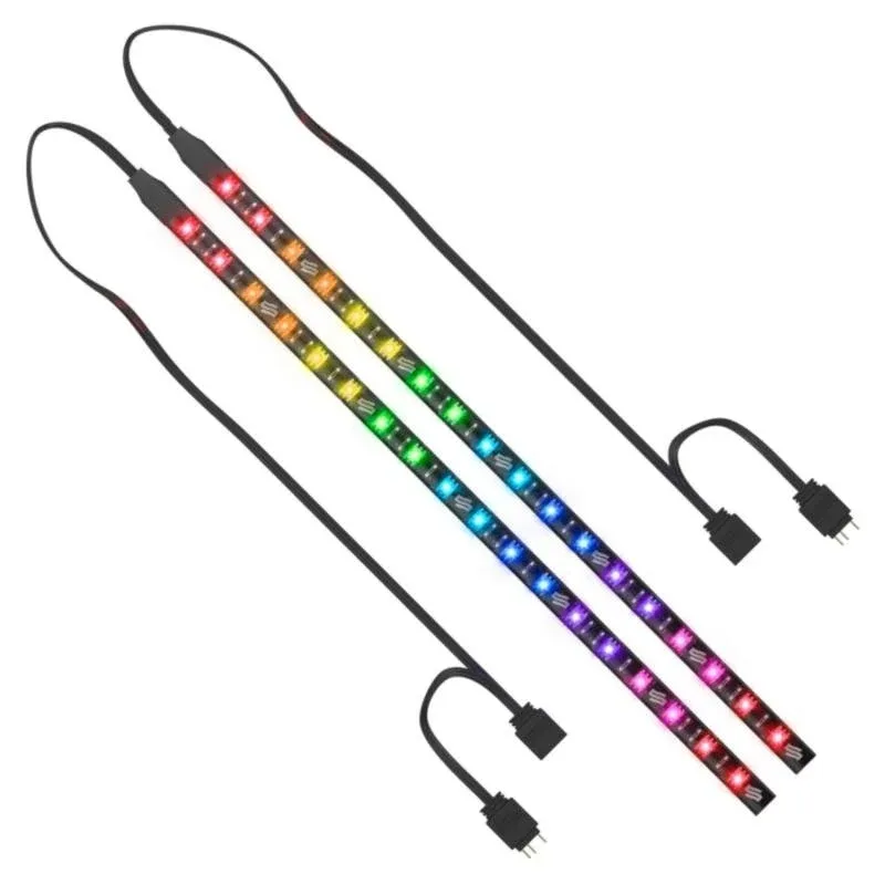 Tira LED SilentiumPC Aurora Stripes ARGB 18 bombilhas 2 unidades