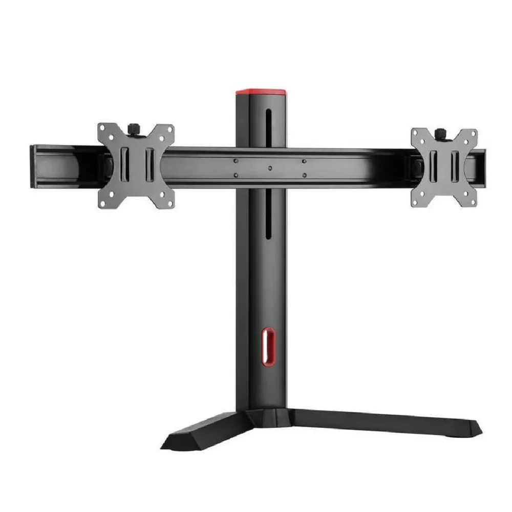 Suporte de Monitor Napofix DM5200 de Secretária 2 Monitores 17" - 27" Preto