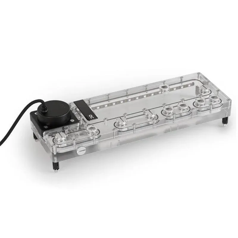 Refrigeração Líquida Alphacool Core Distro Plate 360mm D5 Apex aRGB Transparente