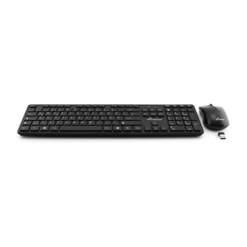 Teclado MediaRange MROS107 sem fios completo QWERTZ com rato ótico incluído