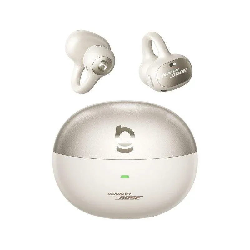 Auriculares Baseus Inspire XC1 sem fios Bluetooth open-ear IP66 microfone IA brancos