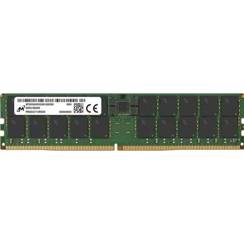 Memória RAM Crucial 64GB 1x64GB DDR5 5600MHz CL46 Registered para servidores
