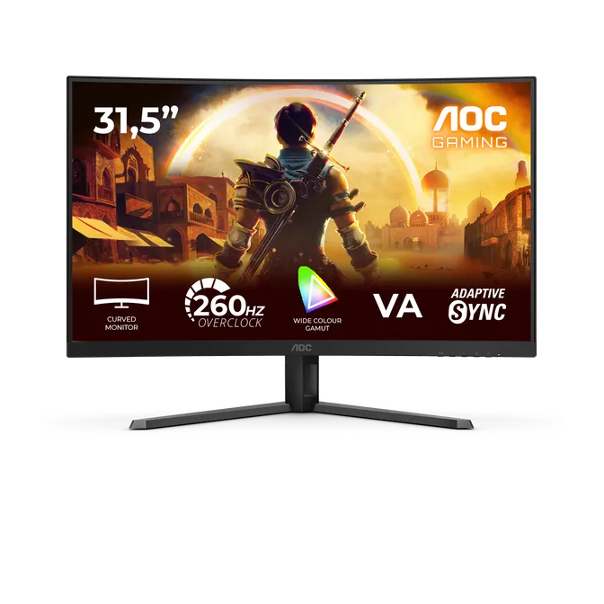Monitor Curvo AOC Gaming 31.5" C32G42ZE VA FHD 260Hz HDR10
