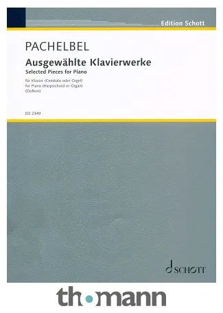Schott Pachelbel Klavierwerke