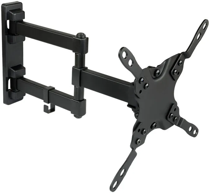 Suporte de Parede Tooq Tilt e Giratório 3 Pivots 13" a 42" Max. 20Kg Preto