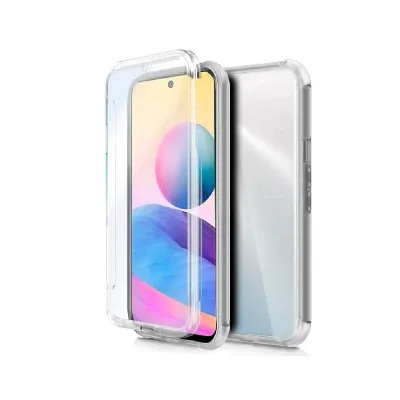 Capa Silicone Frente e Verso Xiaomi Redmi Note 10 5G Transparente