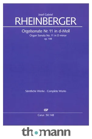 Carus Verlag Rheinberger Orgelsonate Nr. 11