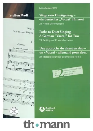 Breitkopf & Härtel Wege zum Duettgesang
