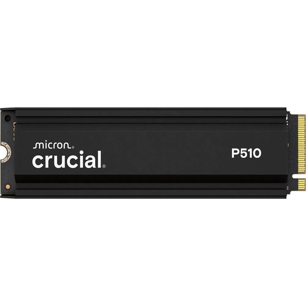 SSD M.2 2280 Crucial P510 2TB c/ Heatsink TLC NAND NVMe PCIe Gen 5.0x4