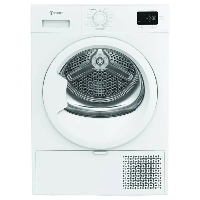 Máquina de Secar Roupa com Bomba de Calor de Livre Instalação Indesit C YD 92D WW SPT 9Kg E Branca