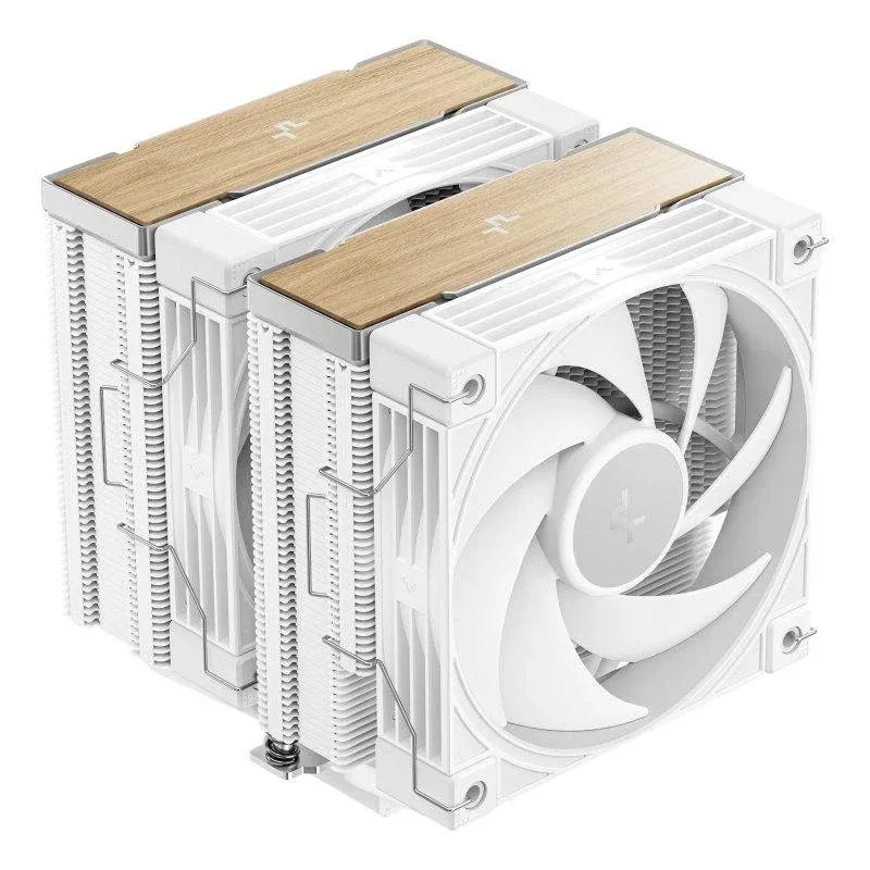 Cooler CPU Refrigeração a Ar DeepCool Socket AM4 120mm AK620 G2 WH Dual Tower Branco