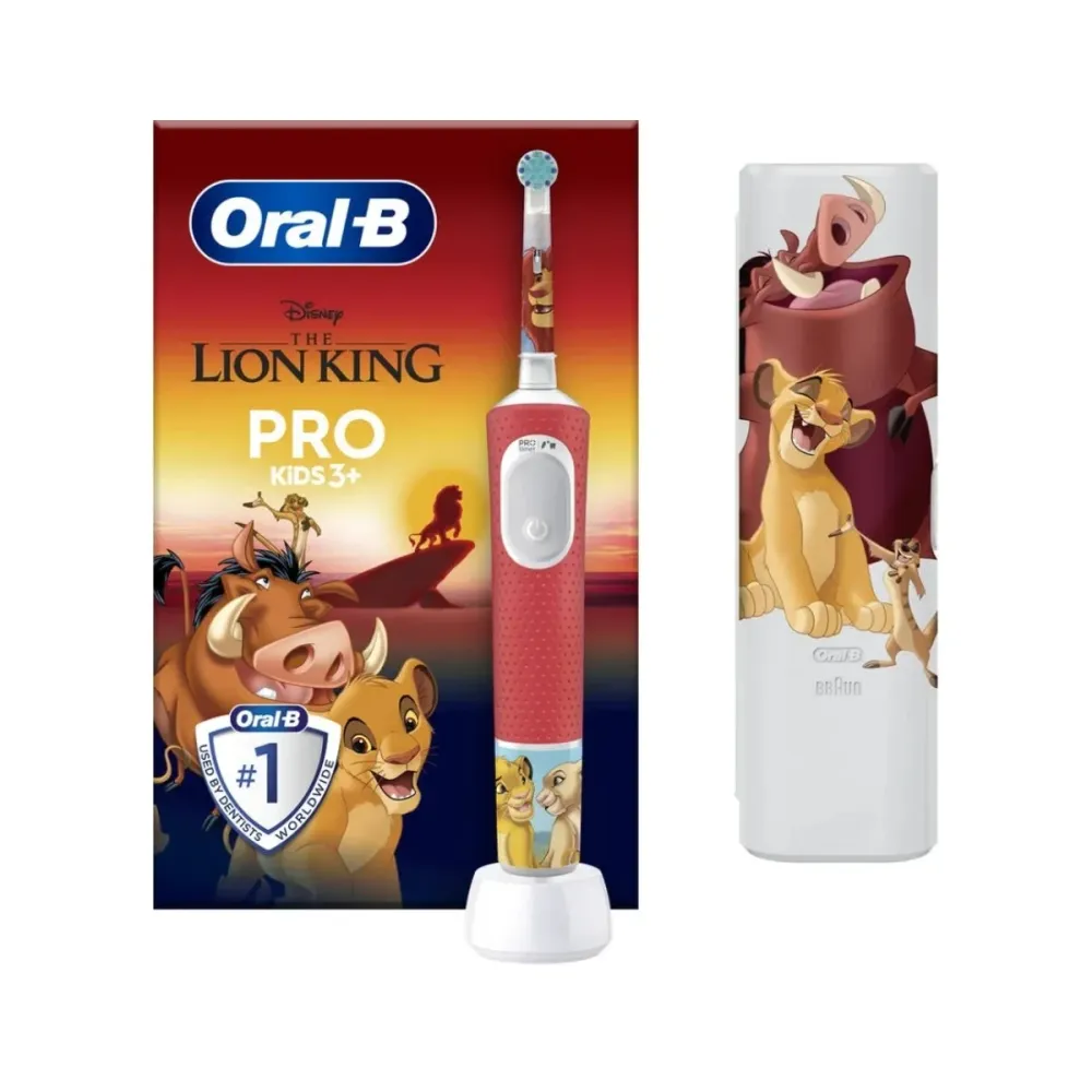 Escova de Dentes Elétrica Oral-B Pro Kids 3+ Rei Leão