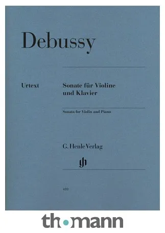Henle Verlag Debussy Violinsonate