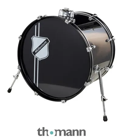 Millenium Focus 22"x16" Bass Drum Black