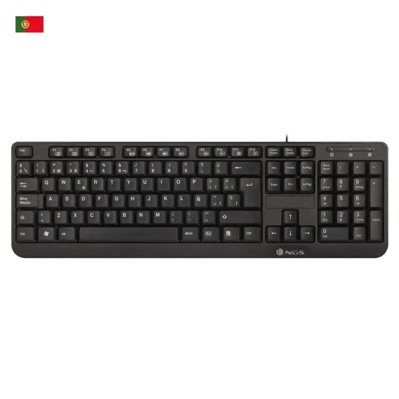 Teclado com ligação USB