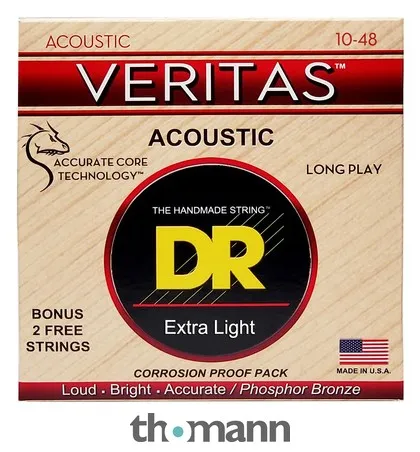 DR Strings Veritas Acoustic VTA-10