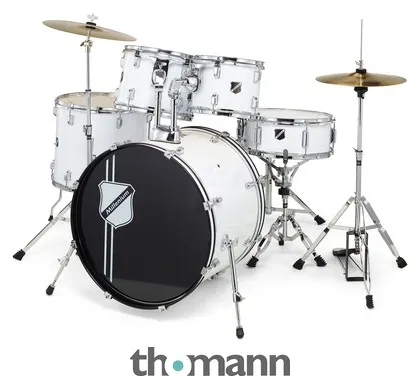 Millenium Focus 22 Drum Set White