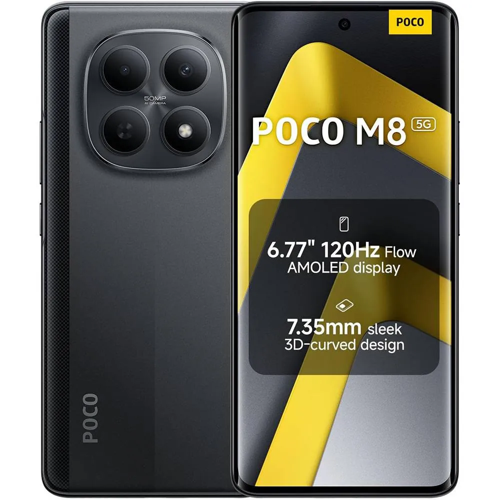 Smartphone Xiaomi Poco M8 5G 6.77 8GB/512GB Dual Sim Black