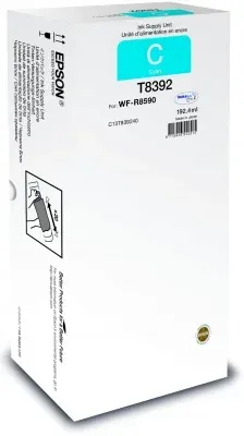 Tinteiro EPSON Unidade de abastecimento de tinta T839 Ciano XL - WorkForce Pro WF-R8590