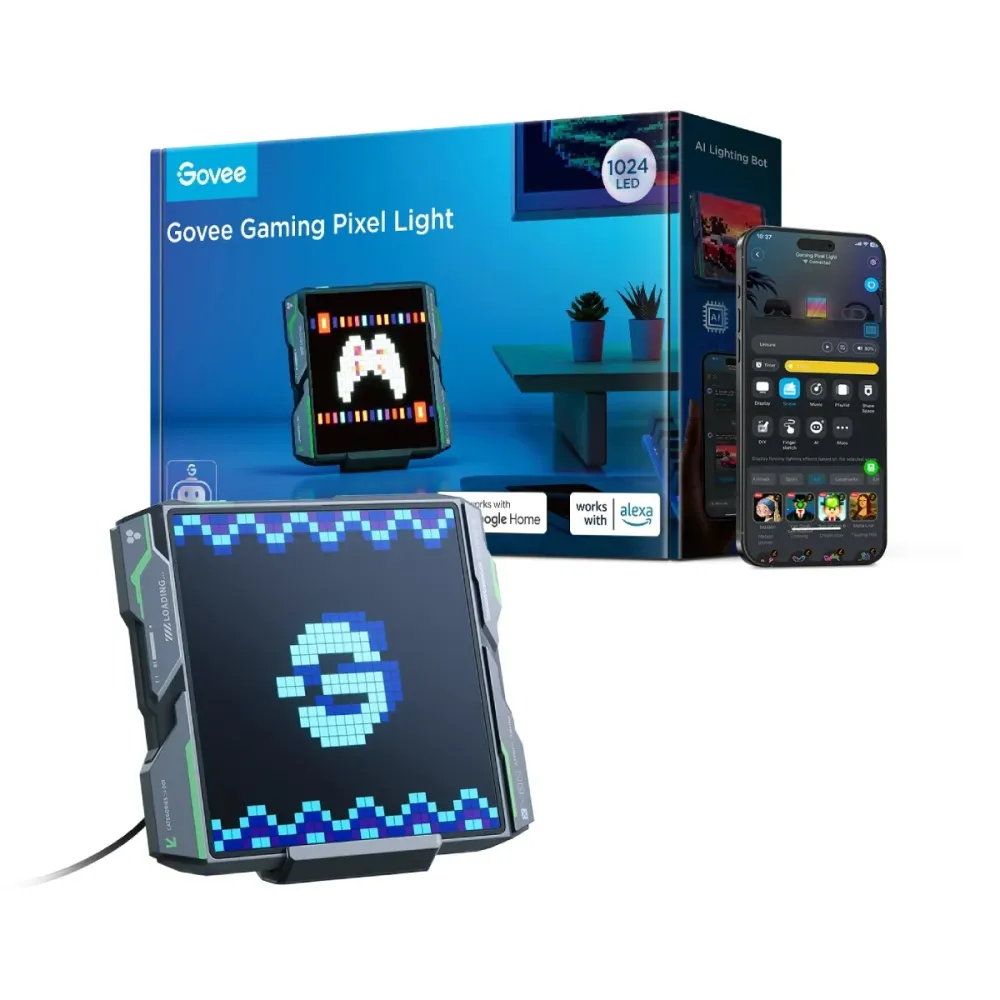 Painel de Luz LED Govee Pixel Light H8630C81 32x32cm