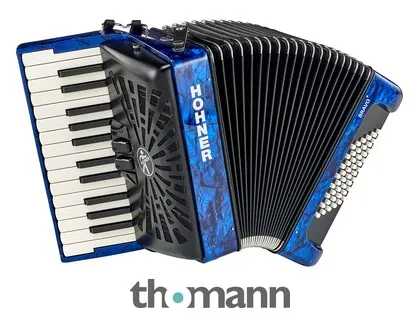 Hohner Bravo II 48 Blue silent key